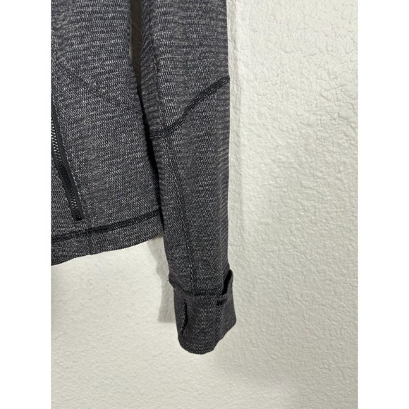 Lululemon Forme Jacket II Womens Small Dark Gray Coal Flattering Define Fit - Picture 10 of 12